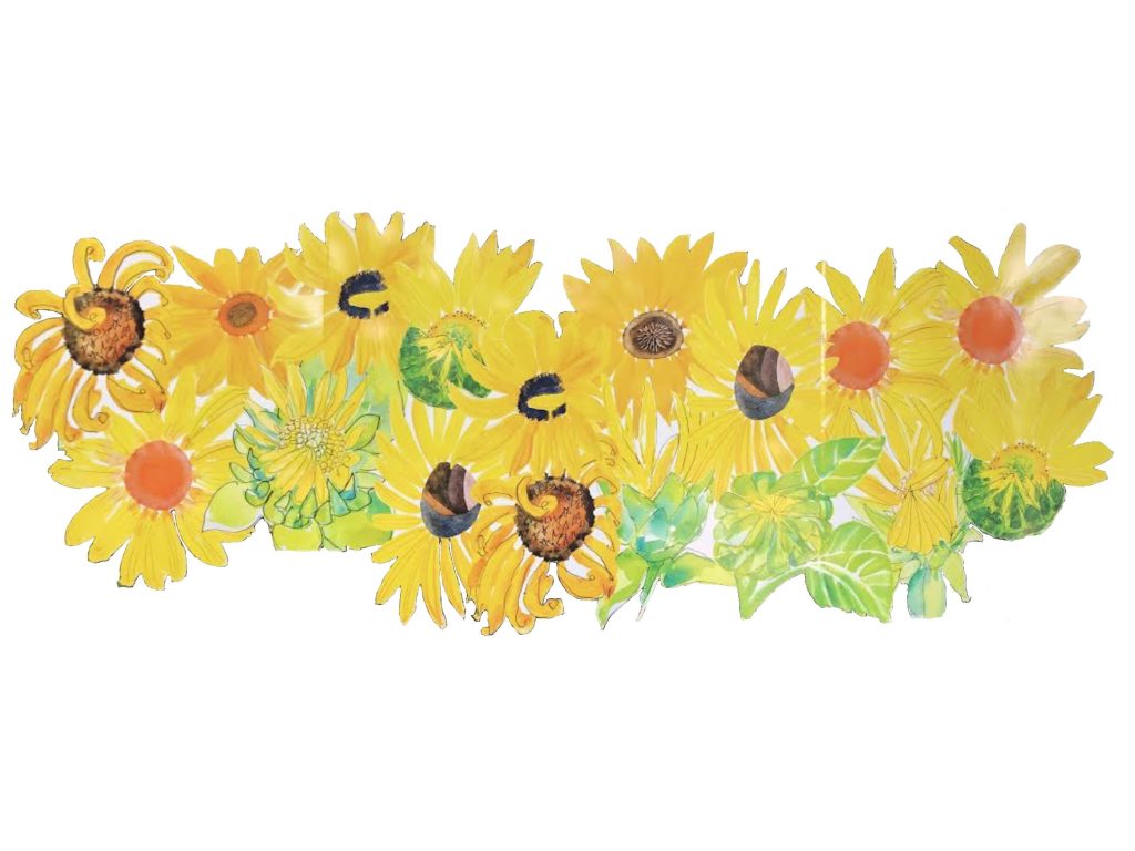 image of sunflowers artwork